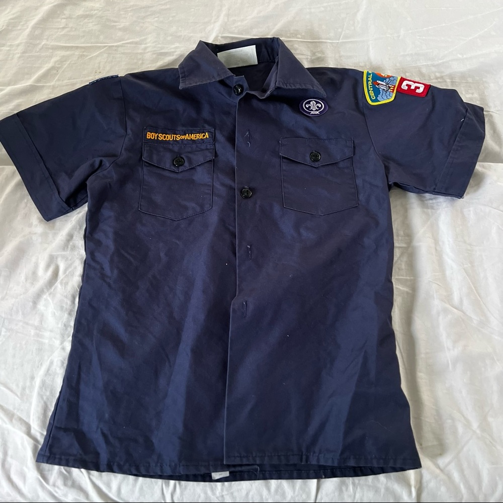 Boys Scouts of America Youth Medium blue shirt florida